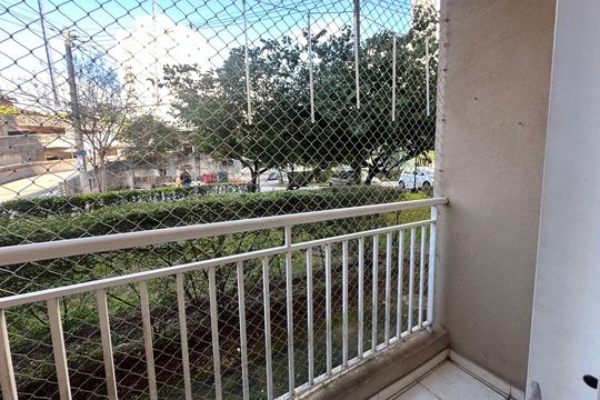 Varanda da Sala de apartamento à venda com 2 quartos, 68m² em Jardim Tupanci, Barueri