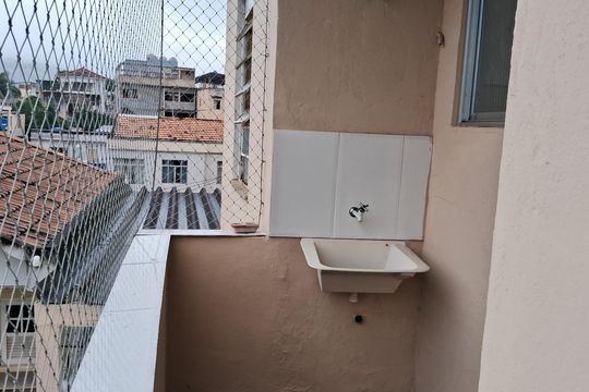 Varanda da Cozinha de apartamento para alugar com 2 quartos, 80m² em Abolição, Rio de Janeiro