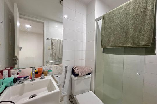 Suíte - Banheiro de apartamento para alugar com 3 quartos, 94m² em Recreio dos Bandeirantes, Rio de Janeiro