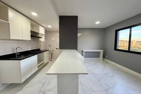 Sala de apartamento para alugar com 1 quarto, 42m² em Jardim do Salso, Porto Alegre