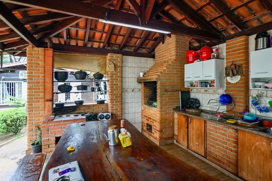 Área gourmet de casa para alugar com 4 quartos, 1100m² em Chácaras Alvorada, Indaiatuba