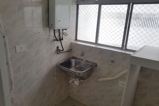 Área de serviço de apartamento para alugar com 3 quartos, 110m² em Campo Belo, São Paulo