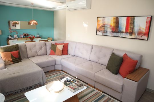 SALA de apartamento à venda com 3 quartos, 218m² em Recreio dos Bandeirantes, Rio de Janeiro