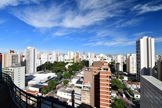 Quarto 1 - Suíte Vista de apartamento à venda com 3 quartos, 380m² em Cambuí, Campinas