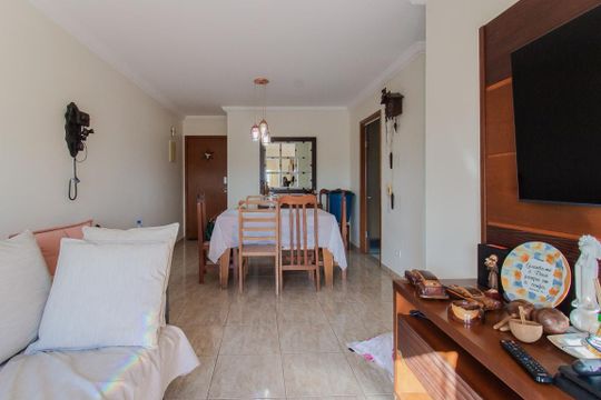Sala/Sala de jantar de apartamento para alugar com 2 quartos, 73m² em Rp4 (regiões de Planejamento), Mauá
