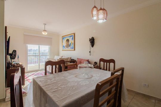 Sala/Sala de jantar de apartamento para alugar com 2 quartos, 73m² em Rp4 (regiões de Planejamento), Mauá