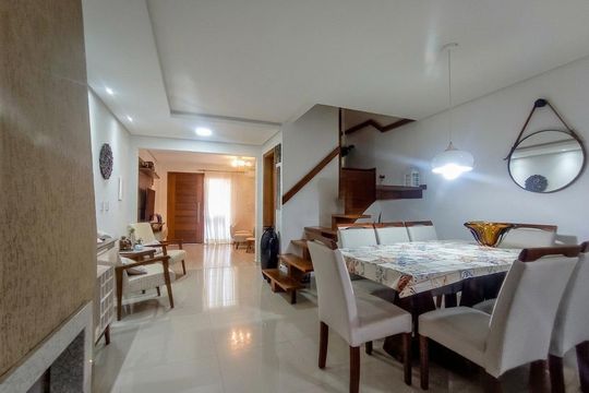 Sala de Jantar de casa de condomínio para alugar com 3 quartos, 113m² em Hípica, Porto Alegre
