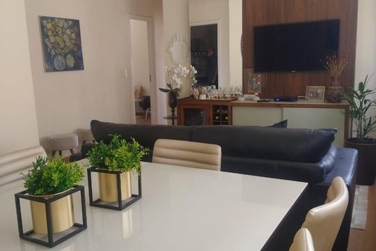 Sala de apartamento à venda com 3 quartos, 100m² em São Luiz, Belo Horizonte