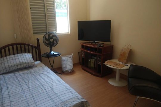 Quarto de apartamento à venda com 3 quartos, 100m² em São Luiz, Belo Horizonte