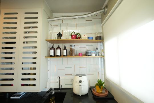 Área de Serviço de apartamento à venda com 2 quartos, 87m² em Jardim Bela Vista, Santo André