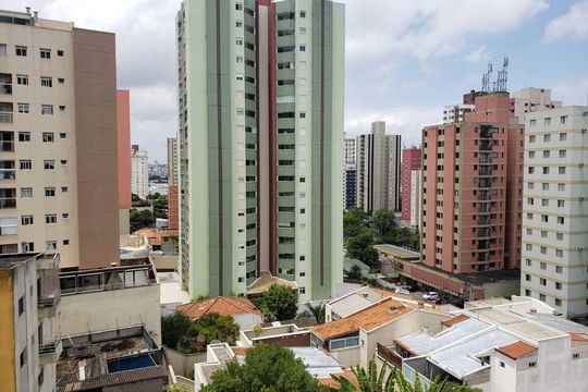 Vista da varanda de apartamento à venda com 2 quartos, 56m² em Vila Alpina, Santo André