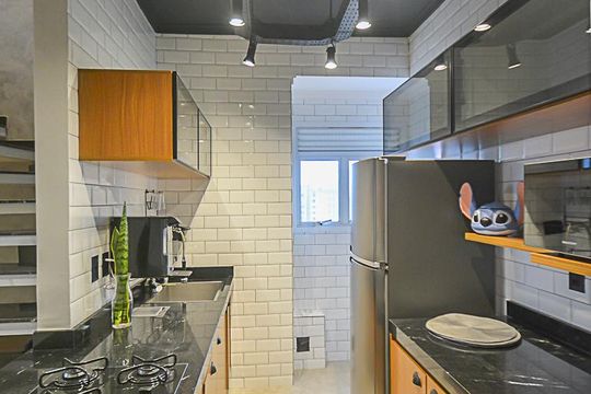 Cozinha de apartamento à venda com 2 quartos, 130m² em Vila Joao Basso, São Bernardo do Campo