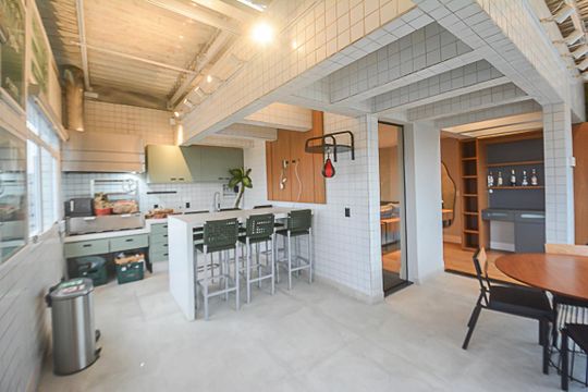 Área gourmet de apartamento à venda com 2 quartos, 130m² em Vila Joao Basso, São Bernardo do Campo