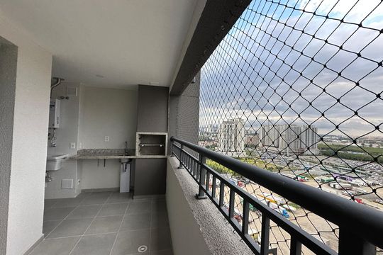 Varanda da Sala de apartamento para alugar com 2 quartos, 75m² em Vila Militar, Barueri