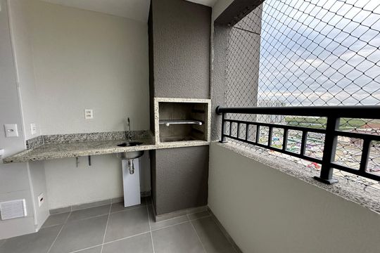 Varanda da Sala de apartamento à venda com 2 quartos, 75m² em Vila Militar, Barueri