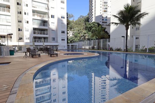 Área comum - Piscina de apartamento à venda com 2 quartos, 85m² em Vila Andrade, São Paulo