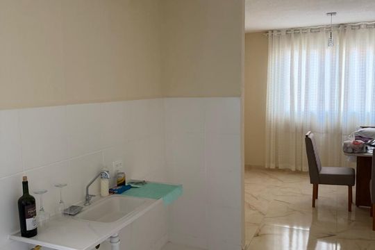 Cozinha de apartamento para alugar com 2 quartos, 55m² em Nova Pampulha, Belo Horizonte