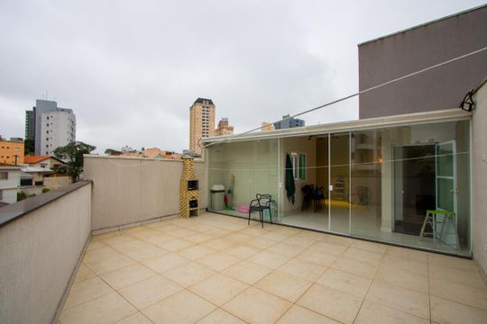 Área externa de apartamento para alugar com 3 quartos, 115m² em Vila Assunção, Santo André