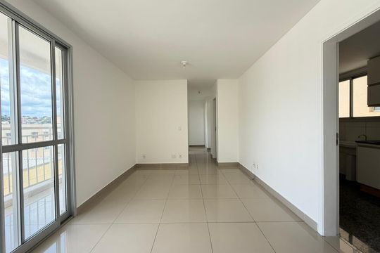 Sala de apartamento para alugar com 3 quartos, 80m² em Castelo, Belo Horizonte