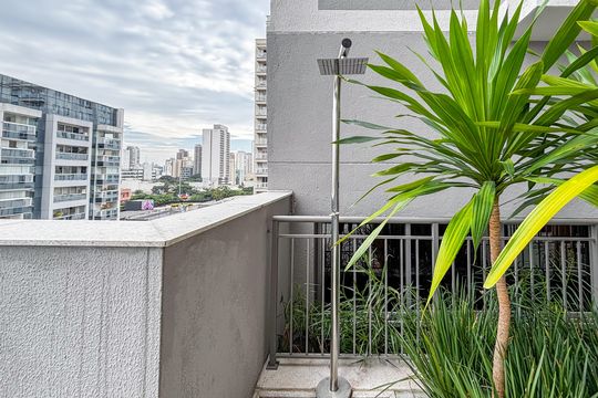 Área comum de apartamento para alugar com 1 quarto, 24m² em Pinheiros, São Paulo