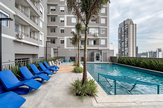 Área comum de apartamento para alugar com 1 quarto, 24m² em Pinheiros, São Paulo