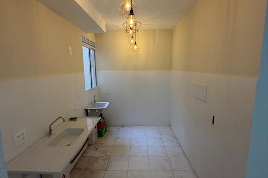 Cozinha de apartamento para alugar com 2 quartos, 55m² em Nova Pampulha, Belo Horizonte