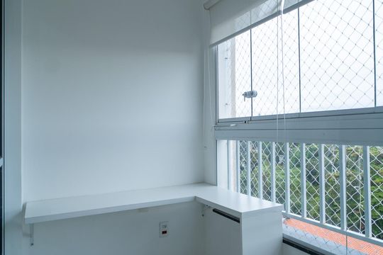 Varanda da Sala de apartamento para alugar com 2 quartos, 54m² em Vila Santana, Sorocaba