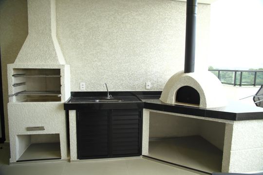 Área comum - Churrasqueira de apartamento à venda com 2 quartos, 60m² em Baeta Neves, São Bernardo do Campo