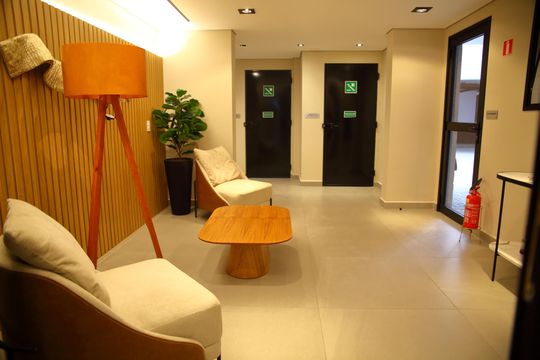 Área comum - hall de entrada  de apartamento à venda com 2 quartos, 60m² em Baeta Neves, São Bernardo do Campo