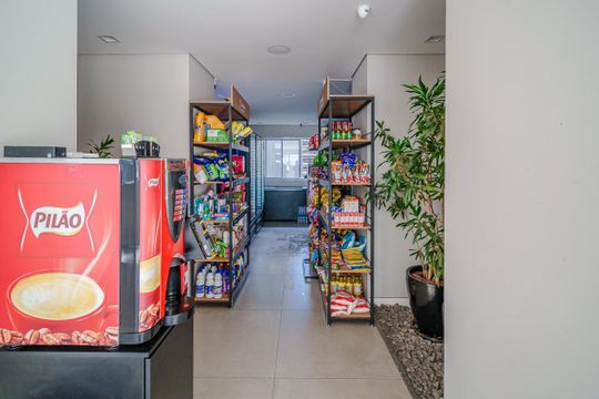 Área comum - Mini Mercado de apartamento à venda com 1 quarto, 25m² em Vila Butantã, São Paulo