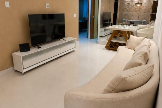 Sala de apartamento à venda com 3 quartos, 65m² em Buritis, Belo Horizonte
