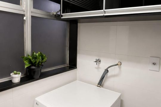 Cozinha de apartamento à venda com 3 quartos, 65m² em Buritis, Belo Horizonte