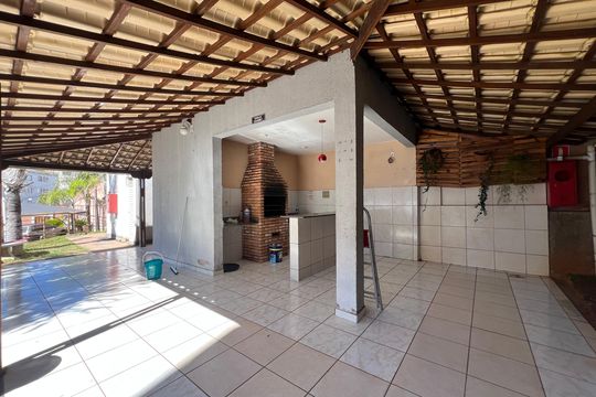Área comum - Churrasqueira de apartamento à venda com 2 quartos, 55m² em Cabral, Contagem