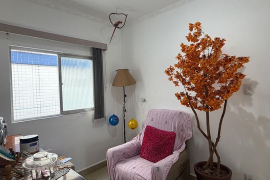 Sala de apartamento para alugar com 2 quartos, 64m² em Aparecida, Santos