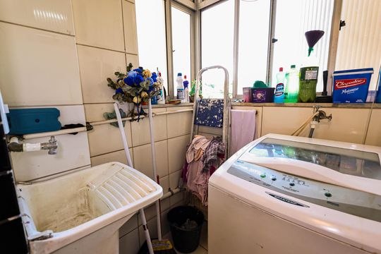 Área de Serviço de apartamento à venda com 3 quartos, 80m² em Cinquentenario, Belo Horizonte