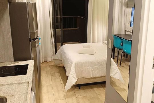 Sala/Quarto de kitnet/studio para alugar com 1 quarto, 26m² em Perdizes, São Paulo
