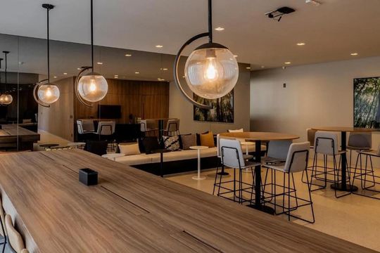 Área externa de kitnet/studio para alugar com 1 quarto, 26m² em Perdizes, São Paulo