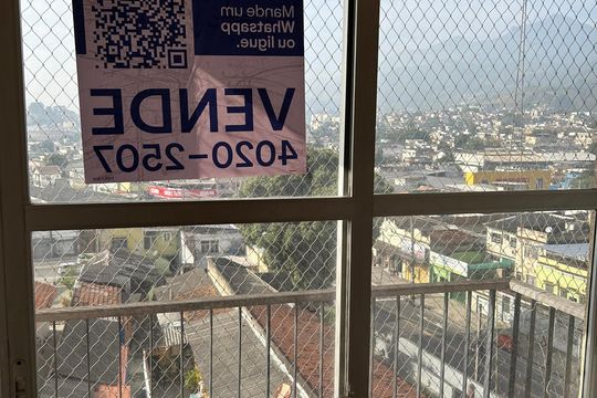 Varanda da sala  de apartamento à venda com 2 quartos, 56m² em Piedade, Rio de Janeiro