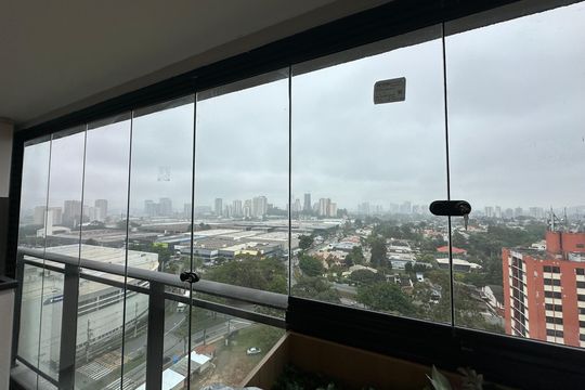 Varanda da Sala de apartamento para alugar com 2 quartos, 65m² em Tamboré, Barueri