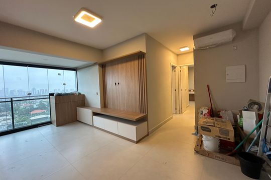 Sala de apartamento para alugar com 2 quartos, 65m² em Tamboré, Barueri