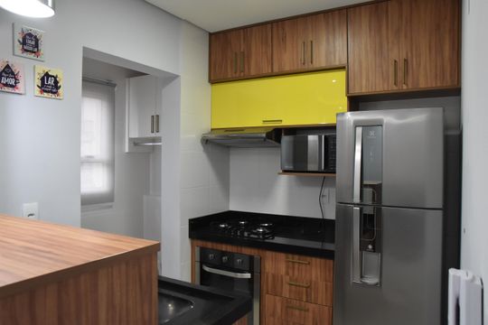 Cozinha - Armários de apartamento para alugar com 2 quartos, 60m² em Medeiros, Jundiaí
