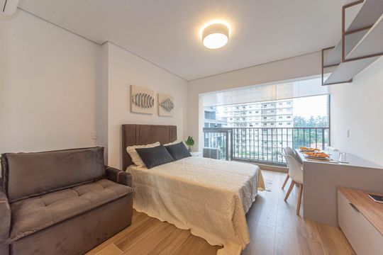 Kitnet/Studio para alugar com 1 quarto, 34m² em Santo Amaro, São Paulo