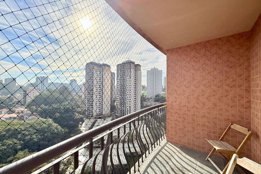 Sacada de apartamento à venda com 3 quartos, 87m² em Santo Amaro, São Paulo