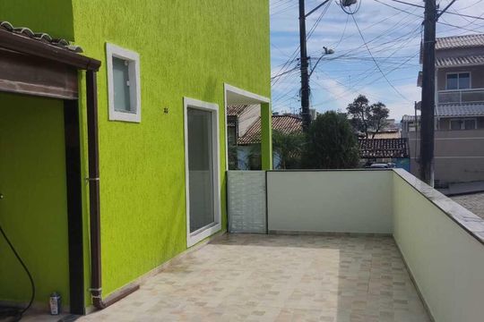 Área externa de casa de condomínio para alugar com 3 quartos, 160m² em Arsenal, São Gonçalo