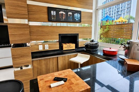 Cozinha de apartamento para alugar com 3 quartos, 190m² em Jardim do Salso, Porto Alegre