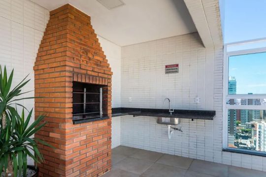 Área comum de apartamento para alugar com 2 quartos, 75m² em Embaré, Santos