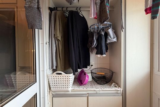 Área de Serviço de apartamento para alugar com 2 quartos, 75m² em Embaré, Santos