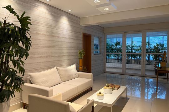 Área comum de apartamento para alugar com 2 quartos, 75m² em Embaré, Santos
