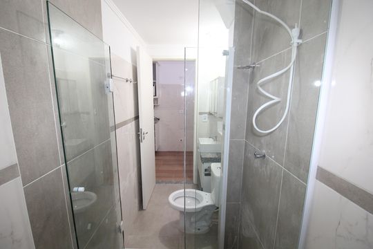 Banheiro de apartamento para alugar com 1 quarto, 40m² em Santana, São Paulo