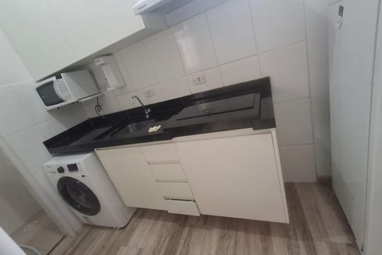 Studio mobiliado - lava e seca e cooktop de kitnet/studio para alugar com 1 quarto, 23m² em Brás, São Paulo